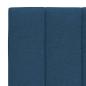 Preview: Bettgestell ohne Matratze "Hanko" Blau 90x200 cm Stoff