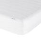 Preview: Bett mit Matratze "Hanko" Blau 90x200 cm Stoff