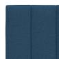 Preview: Bett mit Matratze "Hanko" Blau 90x200 cm Stoff