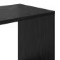 Preview: Bücherregal Schwarze Eiche 132 x 29 x 141.5 cm Holzwerkstoff