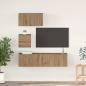 Preview: ARDEBO.de - TV-Schrank-Set 4 pcs Eiche handwerklich 60 x 30 x 30 cm