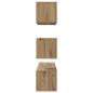Preview: TV-Schrank-Set 4 pcs Eiche handwerklich 60 x 30 x 30 cm