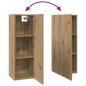 Preview: TV-Schrank-Set 10 pcs Eiche handwerklich 30,5 x 30 x 90 cm