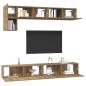 Preview: TV-Schrank-Set 5 pcs Eiche handwerklich Mittel 100 cm