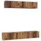 Preview: TV-Schrank-Set 5 pcs Altholz Standard Mittel Holzwerkstoff
