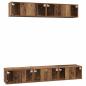 Preview: TV-Schrank-Set 5 pcs Altholz Standard Mittel Holzwerkstoff