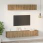 Preview: TV-Schrank-Set 5 pcs Eiche handwerklich Mittel Holzwerkstoff
