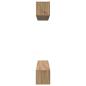 Preview: TV-Schrank-Set 5 pcs Eiche handwerklich Mittel Holzwerkstoff