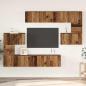 Preview: ARDEBO.de - TV-Schrank-Set 8 pcs Altholz 80 x 30 x 30 cm Holzwerkstoff