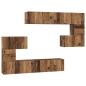 Preview: TV-Schrank-Set 8 pcs Altholz 80 x 30 x 30 cm Holzwerkstoff