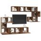 Preview: TV-Schrank-Set 8 pcs Altholz 80 x 30 x 30 cm Holzwerkstoff