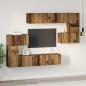 Preview: TV-Schrank-Set 8 pcs Altholz 80 x 30 x 30 cm Holzwerkstoff