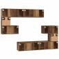 Preview: TV-Schrank-Set 8 pcs Altholz 80 x 30 x 30 cm Holzwerkstoff