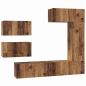 Preview: TV-Schrank-Set 6 pcs Altholz 30,5 x 30 x 90 cm Holzwerkstoff