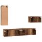Preview: TV-Schrank-Set 4 pcs Altholz 30,5 x 30 x 90 cm Holzwerkstoff