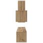 Preview: TV-Schrank-Set 4 pcs Eiche handwerklich 30,5 x 30 x 90 cm