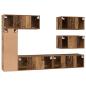 Preview: TV-Schrank-Set 6 pcs Altholz 30,5 x 30 x 90 cm Holzwerkstoff