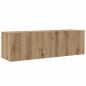 Preview: TV-Schrank Set mit Regal Wandmontiert Sonstiges mit Speicher 8 pcs Eiche handwerklich
