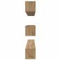 Preview: TV-Schrank Set mit Regal Wandmontiert Sonstiges mit Speicher 8 pcs Eiche handwerklich