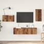 Preview: ARDEBO.de - TV-Schrank-Set 4 pcs Altholz 30,5 x 30 x 60 cm Holzwerkstoff