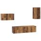 Preview: TV-Schrank-Set 4 pcs Altholz 30,5 x 30 x 60 cm Holzwerkstoff