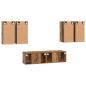 Preview: TV-Schrank-Set 6 pcs Altholz 60 x 30 x 30 cm Holzwerkstoff