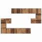 Preview: TV-Schrank-Set 10 pcs Altholz 180 x 30 x 90.5 cm Holzwerkstoff