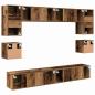 Preview: TV-Schrank-Set 8 pcs Altholz 100 x 30 x 30 cm Holzwerkstoff