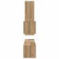Preview: TV-Schrank-Set 4 pcs Eiche handwerklich 30,5 x 30 x 110 cm