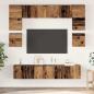 Preview: ARDEBO.de - TV-Schrank-Set 8 pcs Altholz 80 x 30 x 30 cm Holzwerkstoff