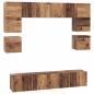 Preview: TV-Schrank-Set 8 pcs Altholz 80 x 30 x 30 cm Holzwerkstoff