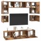 Preview: TV-Schrank-Set 8 pcs Altholz 80 x 30 x 30 cm Holzwerkstoff