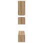 Preview: TV-Schrank-Set 8 pcs Eiche handwerklich 80 x 30 x 30 cm