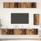 Preview: ARDEBO.de - TV-Schrank-Set 6 pcs Altholz Standard Mittel Holzwerkstoff