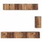 Preview: TV-Schrank-Set 6 pcs Altholz Standard Mittel Holzwerkstoff