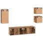 Preview: TV-Schrank-Set 5 pcs Altholz 30,5 x 30 x 60 cm Holzwerkstoff