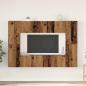 Preview: ARDEBO.de - TV-Schrank-Set mit Regal Wandmontiert mit Speicher mit Tür 8 pcs Altholz 60 x 30 x 30 cm