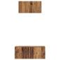 Preview: TV-Schrank Set 2 pcs Altholz 80 x 30 x 30 cm Holzwerkstoff