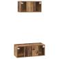 Preview: TV-Schrank Set 2 pcs Altholz 80 x 30 x 30 cm Holzwerkstoff