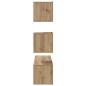 Preview: TV-Schrank-Set 4 pcs Eiche handwerklich 80 x 30 x 30 cm