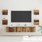 Preview: ARDEBO.de - TV-Schrank-Set 7 pcs Altholz 60 x 30 x 30 cm Holzwerkstoff