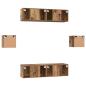 Preview: TV-Schrank-Set 6 pcs Altholz Mittel 30,5 x 30 x 30 cm
