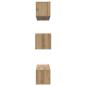 Preview: TV-Schrank-Set Wandmontiert mit Speicher mit Tür 6 pcs Eiche handwerklich