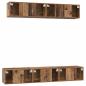 Preview: TV-Schrank Set 5 pcs Altholz Standard Mittel Holzwerkstoff