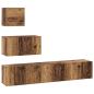 Preview: TV-Schrank-Set 4 pcs Altholz 80 x 30 x 30 cm Holzwerkstoff