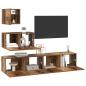 Preview: TV-Schrank-Set 4 pcs Altholz 80 x 30 x 30 cm Holzwerkstoff