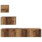 Preview: TV-Schrank-Set 4 pcs Altholz 80 x 30 x 30 cm Holzwerkstoff