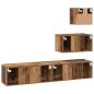 Preview: TV-Schrank-Set 4 pcs Altholz 80 x 30 x 30 cm Holzwerkstoff