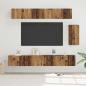 Preview: ARDEBO.de - TV-Schrank-Set 6 pcs Altholz 100 x 30 x 30 cm Holzwerkstoff