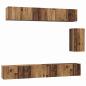 Preview: TV-Schrank-Set 6 pcs Altholz 100 x 30 x 30 cm Holzwerkstoff
